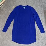 Athleta Balance Dress Long Sleeve Crew Neck Noble Blue Heather Medium Photo 1