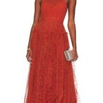BCBGMAXAZRIA NWT BCBG MaxAzria Marvyn in Cinnamon Stick Tulle Halter Evening Gown Dress 14 Photo 0
