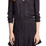 Veronica Beard  Riggins Silk Dress in Black Multi Sz 0 Photo 5