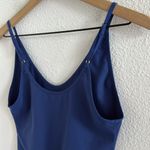 Free People  Intimately Offline Bodysuit Scoop Back Nylon Spandex Deep Blue S Photo 6