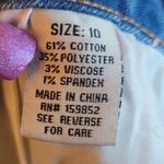 Satin Doll Studded Raw Hem Skinny Jeans 10 Blue Photo 2