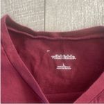 Wild Fable  Size Large Maroon Long- Sleeve Casual Top. Photo 4