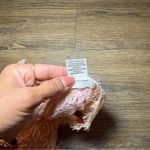 Sans Souci  Dainty Feminine Pink Peach Lace Cropped Sleeveless Top Medium Photo 9