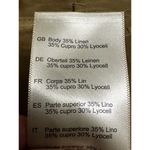 Scotch & Soda High Rise Short Belted Waist Side Pocket Linen Blend Brown XS NWOT Photo 9