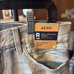 Aero Blue Distressed Jean Shorts with Frayed Hem NWT​ Size 6 Photo 1