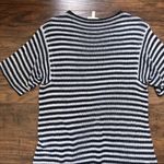 Eileen Fisher • organic linen knit stripe tunic round neck cover up dress beach Photo 10