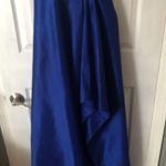 PromGirl Long Alyce High-Low Taffeta Prom Dress with Slit Photo 6