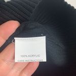 12th Tribe womens large salty in the city black sweater mini dress v neck date r Photo 8