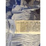 ZARA Smocked Off The Shoulder V Neck Crop Top Ruffle Puff Long Sleeves L Blue Photo 11