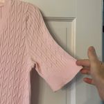 Talbots Pretty in Pink Cable Knit Sweater by  Photo 4