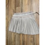 Aerie YPB  Pleated Tennis Skort Womens L Taupe Stretch Athletic Athleisure Photo 5
