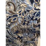 Asymmetrical Plus size 1X Short Sleeve Top Color Changing Diamonds Flowy Blue Photo 2