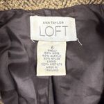 Ann Taylor Loft‎ Blazer Jacket & Skirt Set Brown Herringbone Tweed Wool Blend Size 6 Petite Photo 5