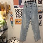Playboy  Light Blue Boyfriend Jeans with Pink Logo Photo 6