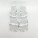 Jeffrey Campbell  Jamm-3 Jelly Strappy Sandals 9 White Photo 1