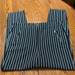 Soho  Apparel Black And White Striped Pull On Ankle Pants Size 1X Photo 1