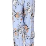 J.Crew High-Rise Pants in Garden Floral Size 6P Blue Photo 2
