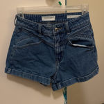 PacSun Mom Denim Shorts Size 28 Medium Wash High Rise Photo 0