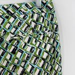 Lizgolf Audra Green Geometric Stretchy Pull On Golf Pants Women's Size 8 Photo 6