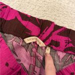 Soft Surroundings Women Oceo Gauze Wide-Leg Tropical Fuschia Pants Size M Flowy Photo 4