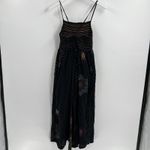 Urban Outfitters ‎ UO Simonette Embroidered Midi Dress Lace Up Back Size Medium Photo 6