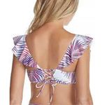 Raisin's  Back to Bali Ruffled shoulder Bikini Top M Photo 1