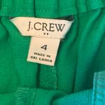 J.Crew belted shorts. Women’s 4 Kelly Green Linen blend Pockets Preppy Causal Photo 5