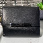 Gucci Authentic  Black Textured Leather Wallet Photo 13