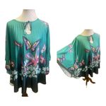 Unbranded Gorgeous Bat Wing Style Aqua Photo 1