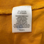 Hannah Size Large Mustard Yellow Sleeveless Tassel Boho Top Photo 7