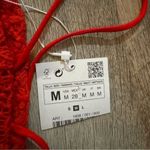 ZARA Lace Bralette Ted Orange Cropped Crochet Bandeau Tank Crop Top New with Tag Photo 6