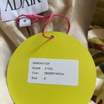 Aldean Adair Marina Top in Desert Patch Size Small NWT Orange Photo 9