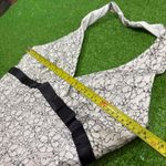 B Darlin Vintage Y2K B.Darlin Size 9/10 Halter Dress‎ Lace Cream Floral Empire Waist Bow Photo 5