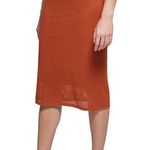 Calvin Klein Mesh Knit Pencil Coordinating Midi Skirt Photo 0