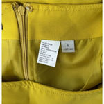Tahari Skirt Womens 6 Bright Yellow Pencil Skirt Casual Business Office Preppy Photo 5