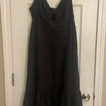 Rails Maeve Poplin Black Sundress, Peep a Boo front, size Medium, B97, NWT, $87 Photo 9