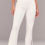 Abercrombie & Fitch ultra high rise kick flare white jeans. Size 2/26 Photo 1