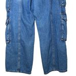 Forever 21 NWT Women’s Bratz Collaboration Wide Leg Cargo Jeans Size 30 Photo 6