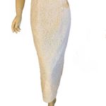 VINTAGE 1980'S HAND CRAFTED OFF WHITE SEQUINS OFF Photo 8