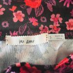 FRANCESCA'S MI AMI Velvet Flare Mini Skirt Red Black Sz S Whimsy Goth Retro Photo 6