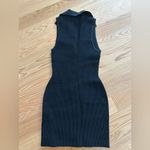 Babaton  Black Ribbed Mini Dress Photo 2