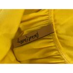 Rachel Pally Yellow Deep Plunge Empire Waist Babydoll Maxi Dress Size XS Modal Photo 4