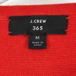 J.Crew 365 Cardigan Blazer Open Long Women's Size M Red Merino Wool Blend Size M Photo 2