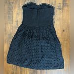 American Eagle Strapless Eyelet Size 0  Black Dress Photo 1