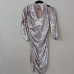 EXPRESS  crushed velvet long sleeve dress xs #115 Photo 4