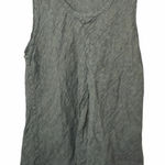 Flax  Gray Tunic Linen Tank Top Photo 0