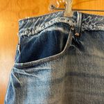 Good American  Bombshell Short Denim Blue Jean Shorts Shadow Pockets Plus Size 24 Photo 2