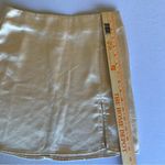 Glam  Champagne Side Slit Mini Skirt Size S Photo 3