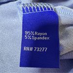 Apt. 9 Dusty Blue Long Sleeve Peplum Blouse Photo 5