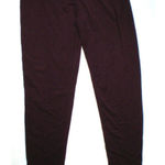 Natori New NWT Designer Dark Red Wine Pants Rayon Womens S Lounge Pajama PJ Tall Photo 0